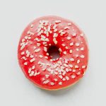 Donut glaseado de fresa